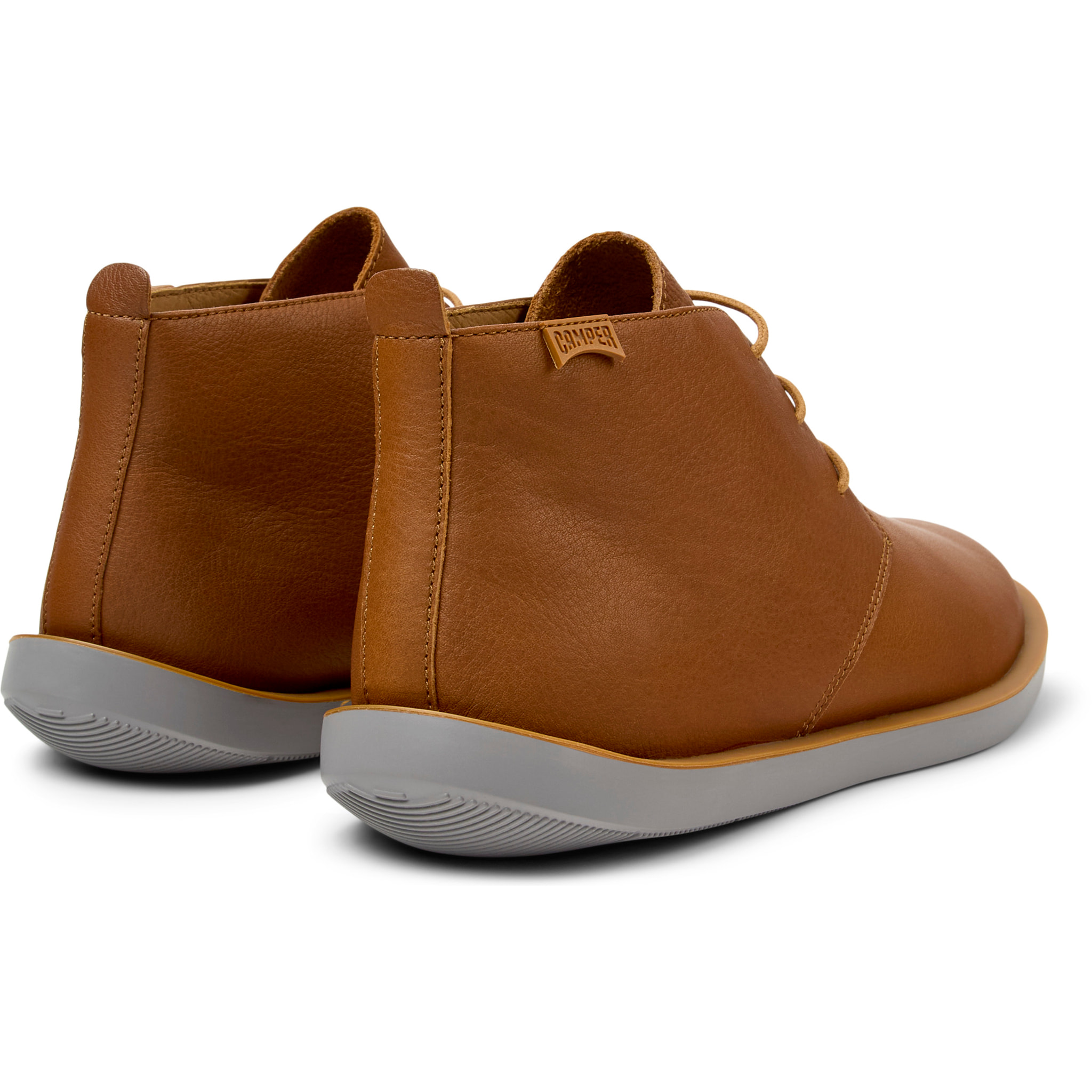 Sneaker-Bootie - CAMPER Wagon - Marron - Cuero liso