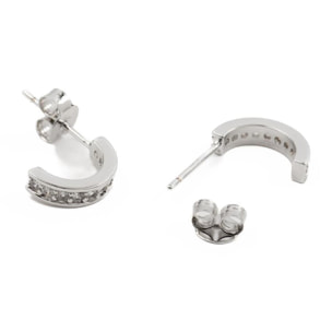 Pendientes Lux by Lux acabados plata