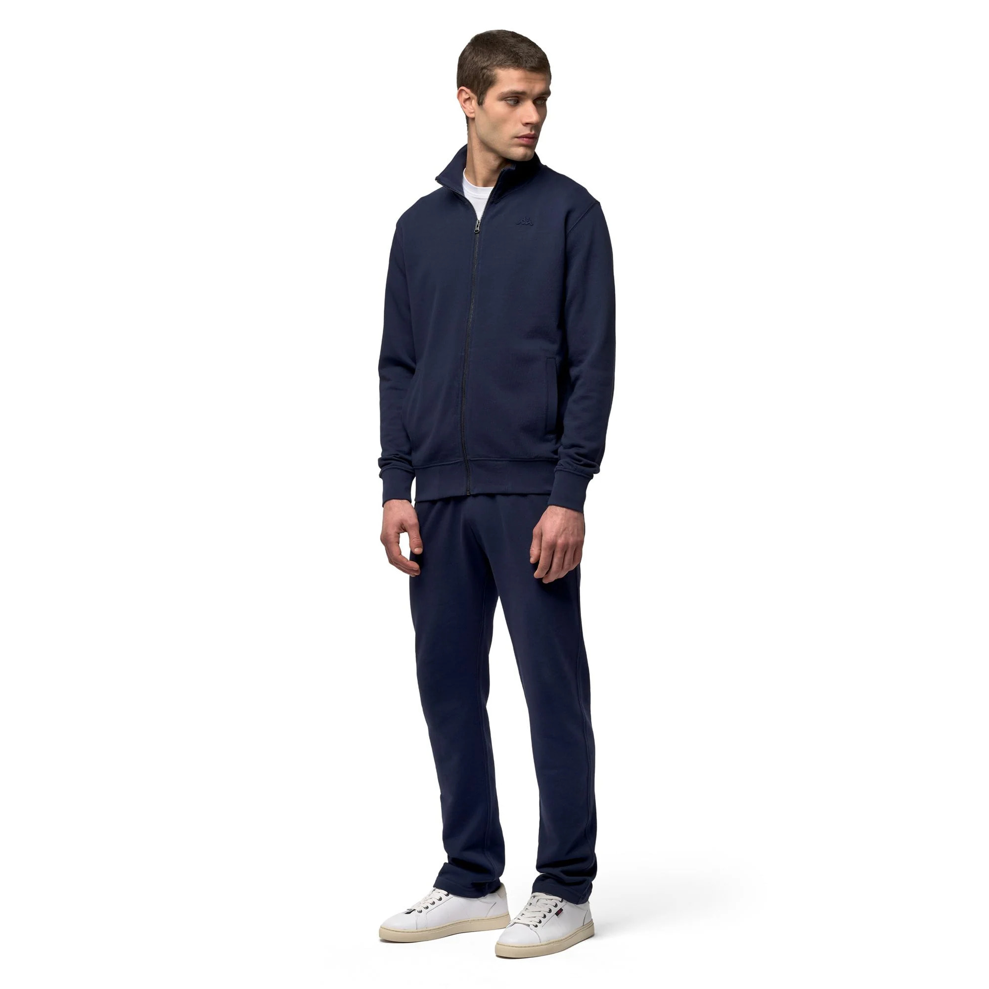 Kappa - Pantalones Hombre Azul - Cobain French Terry