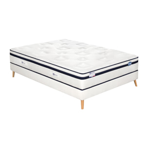 Ensemble L'INCOMPARABLE, matelas Hybride , ferme, H27 + sommier