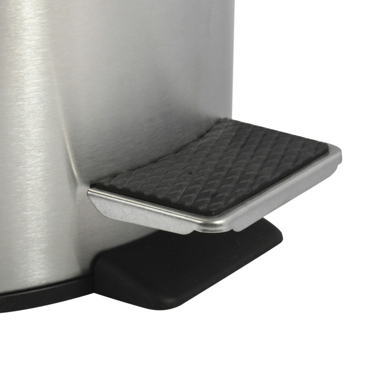Poubelle à pédale Inox 12L Gris MSV