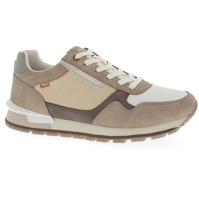 Armata di Mare Scarpe Uomo Sneakers Vintage Running con Soletta Rimovibile in Memory Foam AMU 1N944 Beige