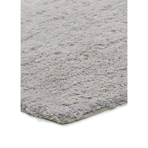 SHANGHAI Alfombra shaggy lisa gris claro, varias medidas disponibles.