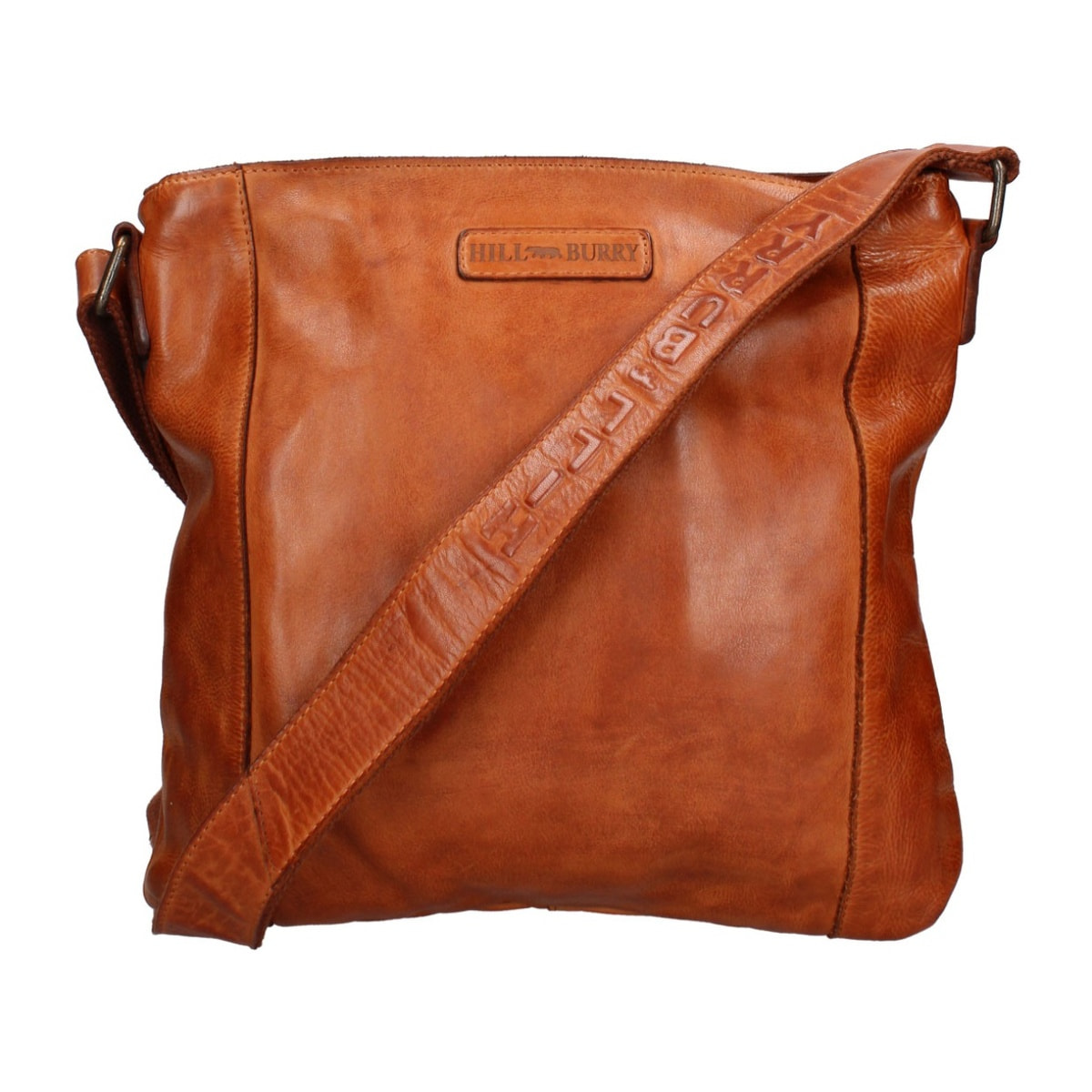 Borsa a tracolla uomo in vera pelle - Modello False - Casual - 30.0 x 30.0 x 6.0 cm
