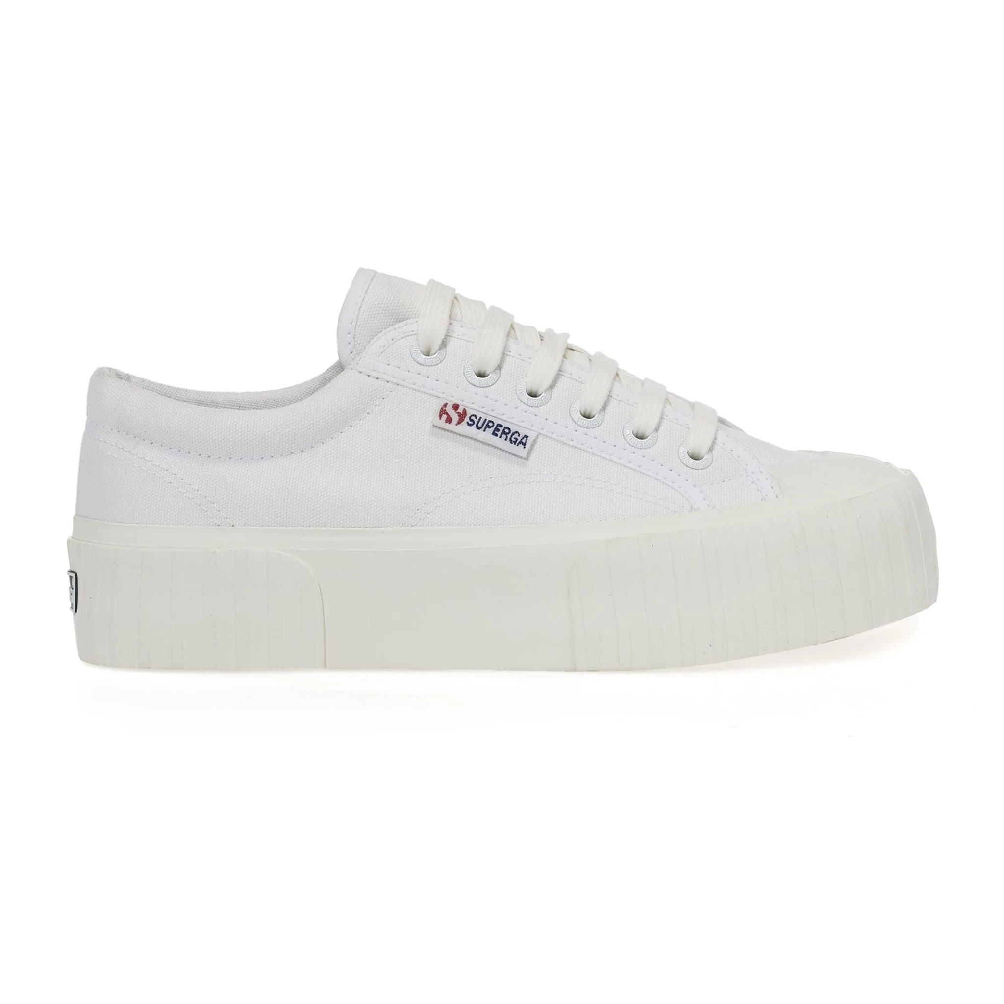 Superga - Sneakers Donna Bianco - 2631 Stripe Platform