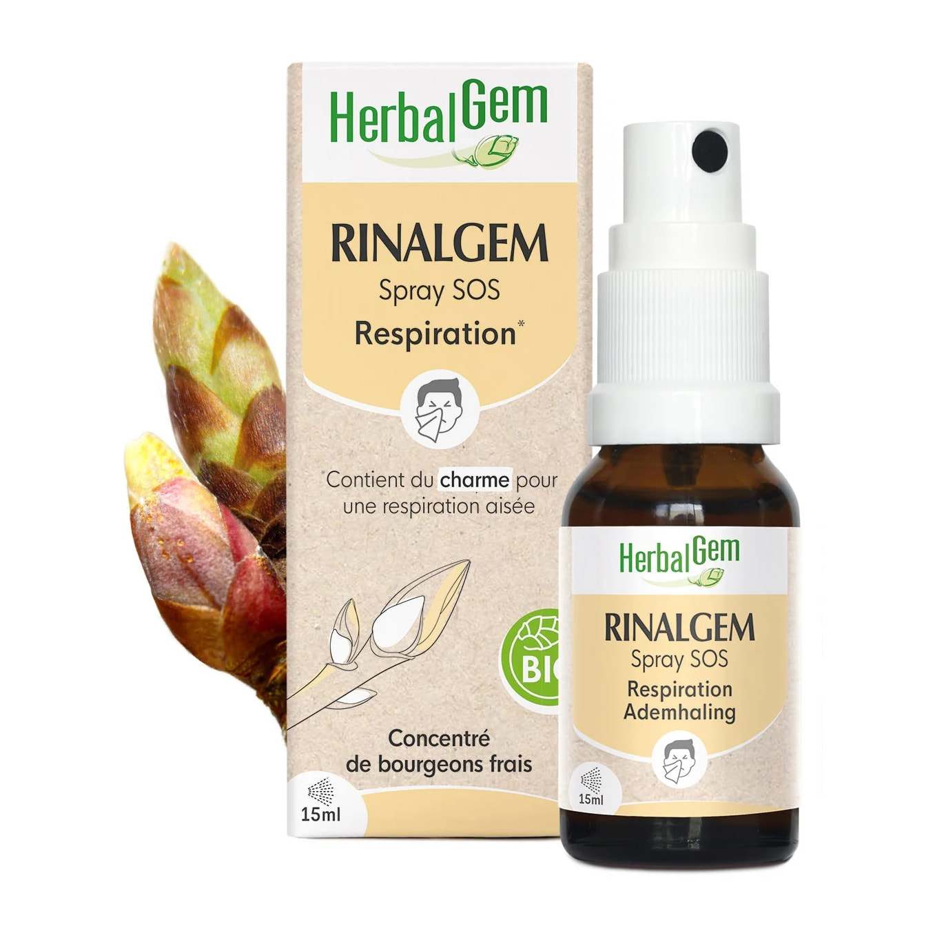 Herbalgem- RINALGEM - Spray - Bio - 15 ml