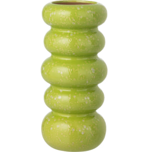 J-Line Vase Anneaux - porcelaine - vert - large