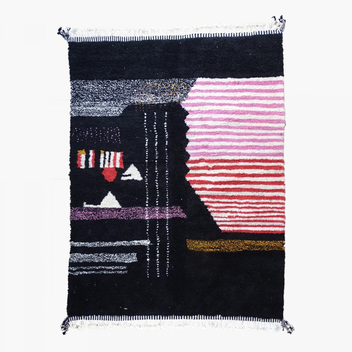 Authentique tapis berbère fait à la main en laine TAROM