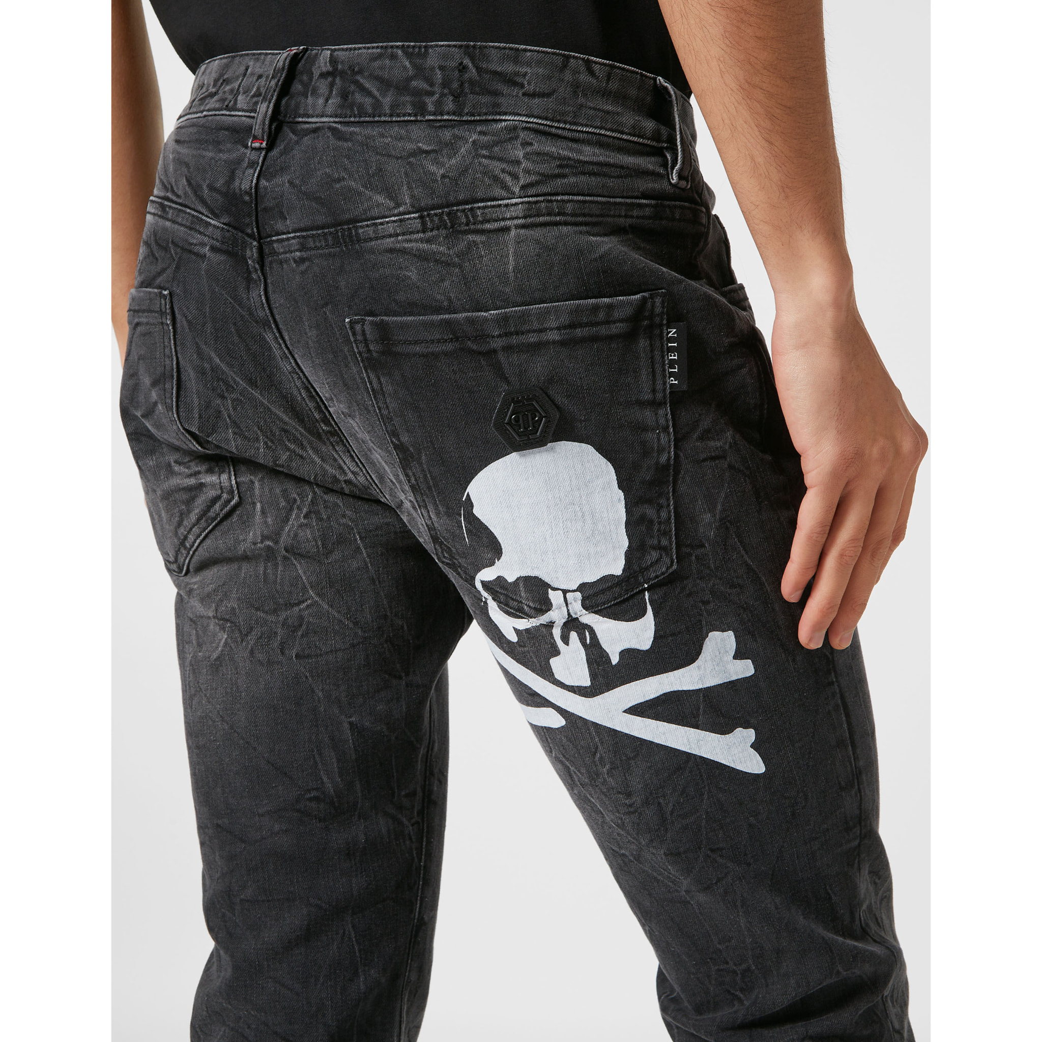PHILIPP PLEIN Jeans dal taglio dritto SKULL