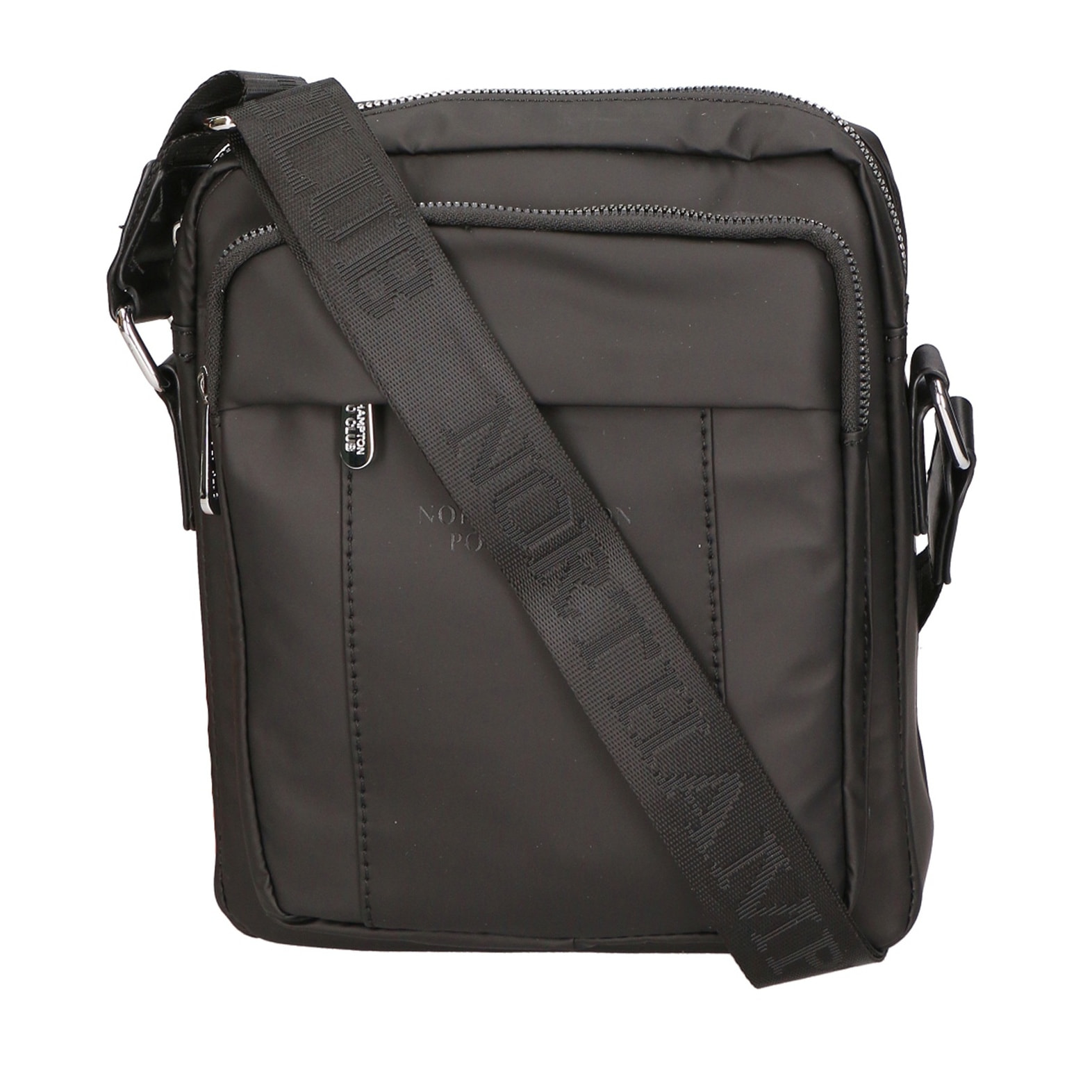 Borsa a tracolla uomo - Modello False - 100% pelle PU - 20.0 x 23.0 x 4.0 cm