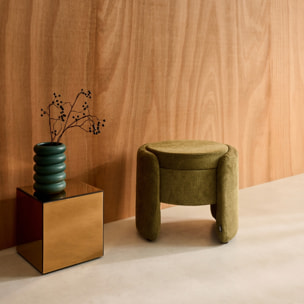 Tabouret coffre contemporain tissu KALO