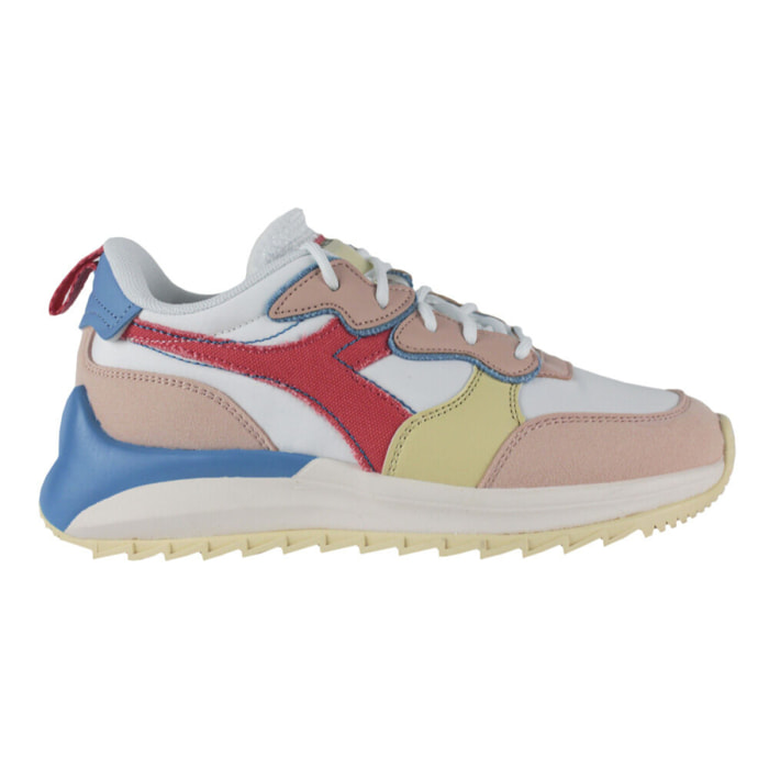 Zapatillas Sneaker para Mujer - DIADORA Jolly canvas wn 501.178305 01 C9868 White/Evening sand/Hot co