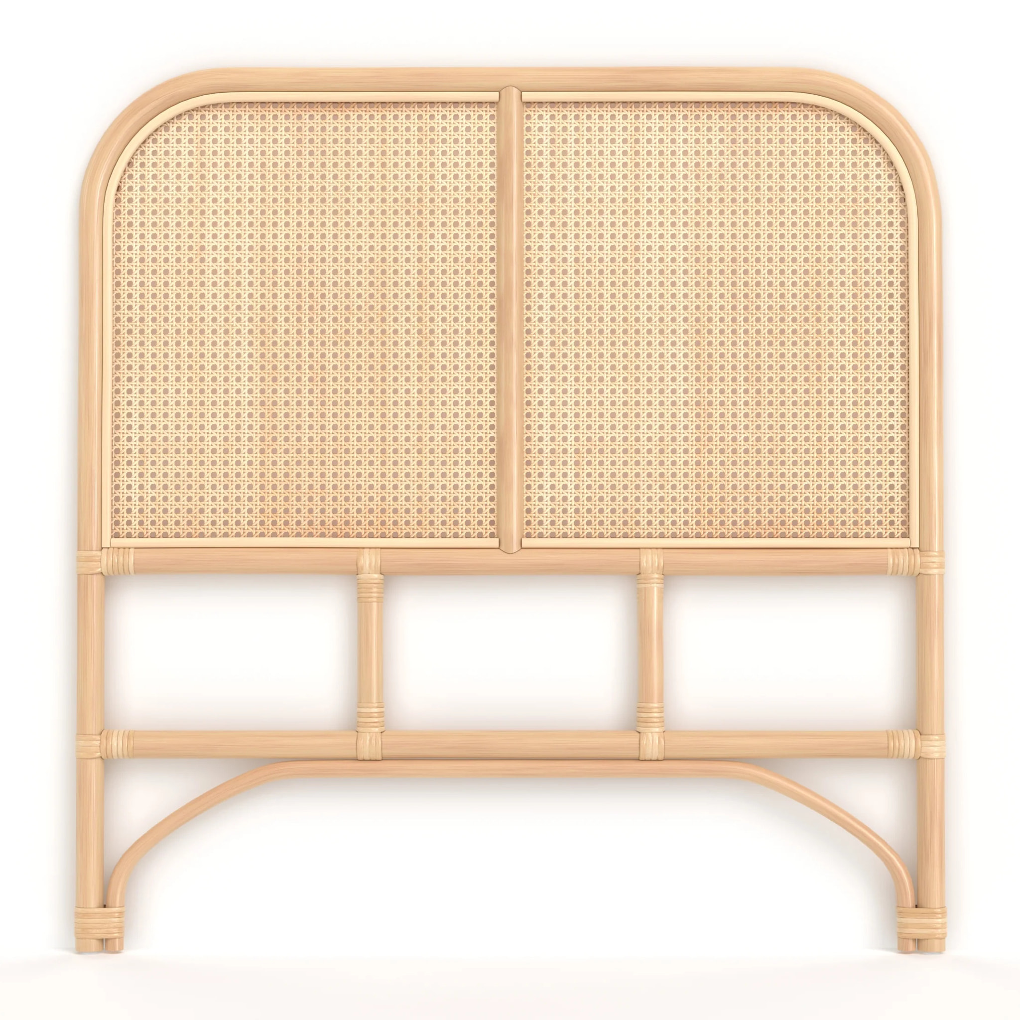 Tête de lit en rotin et cannage 90 cm - Naïra