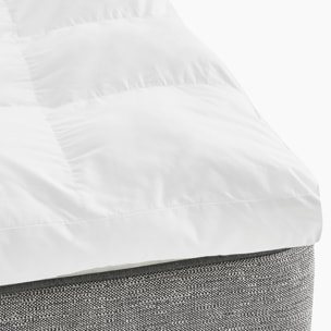 Topper Microfibra de 5cm de grosor | Antialérgico para pieles sensibles | OEKOTEX | Gomas elásticas