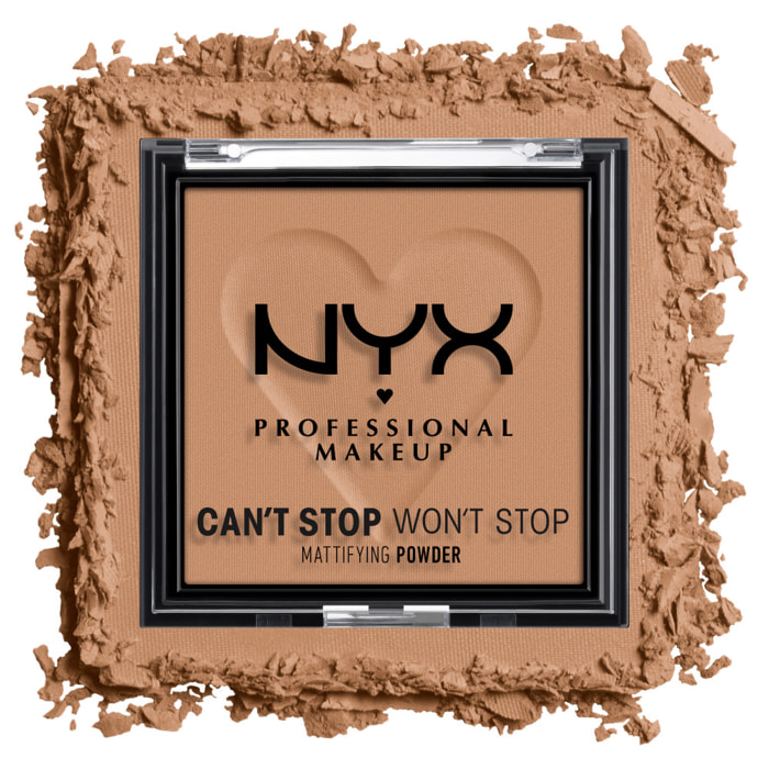 NYX Professional Makeup Can't Stop Won't Stop Poudre Caramel