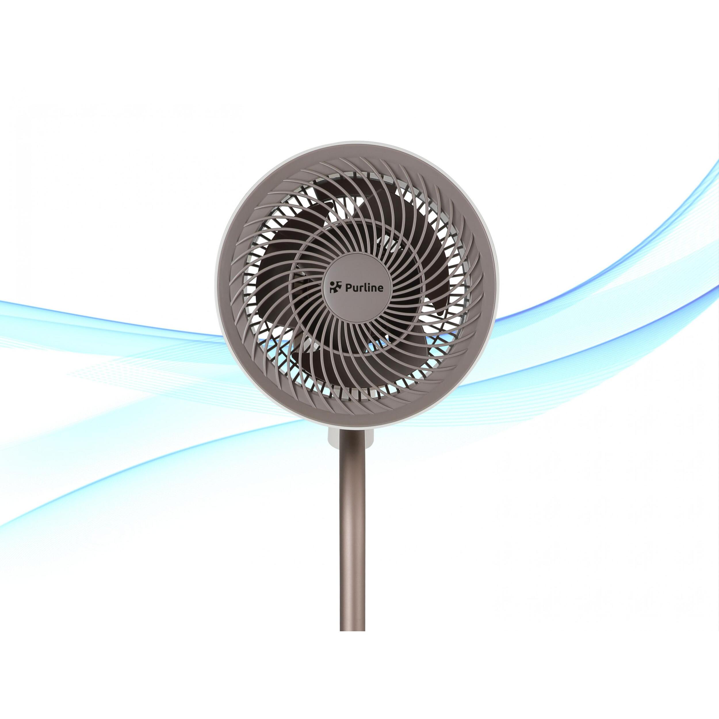 Ventilateur de sol DC avec lumière ambiante