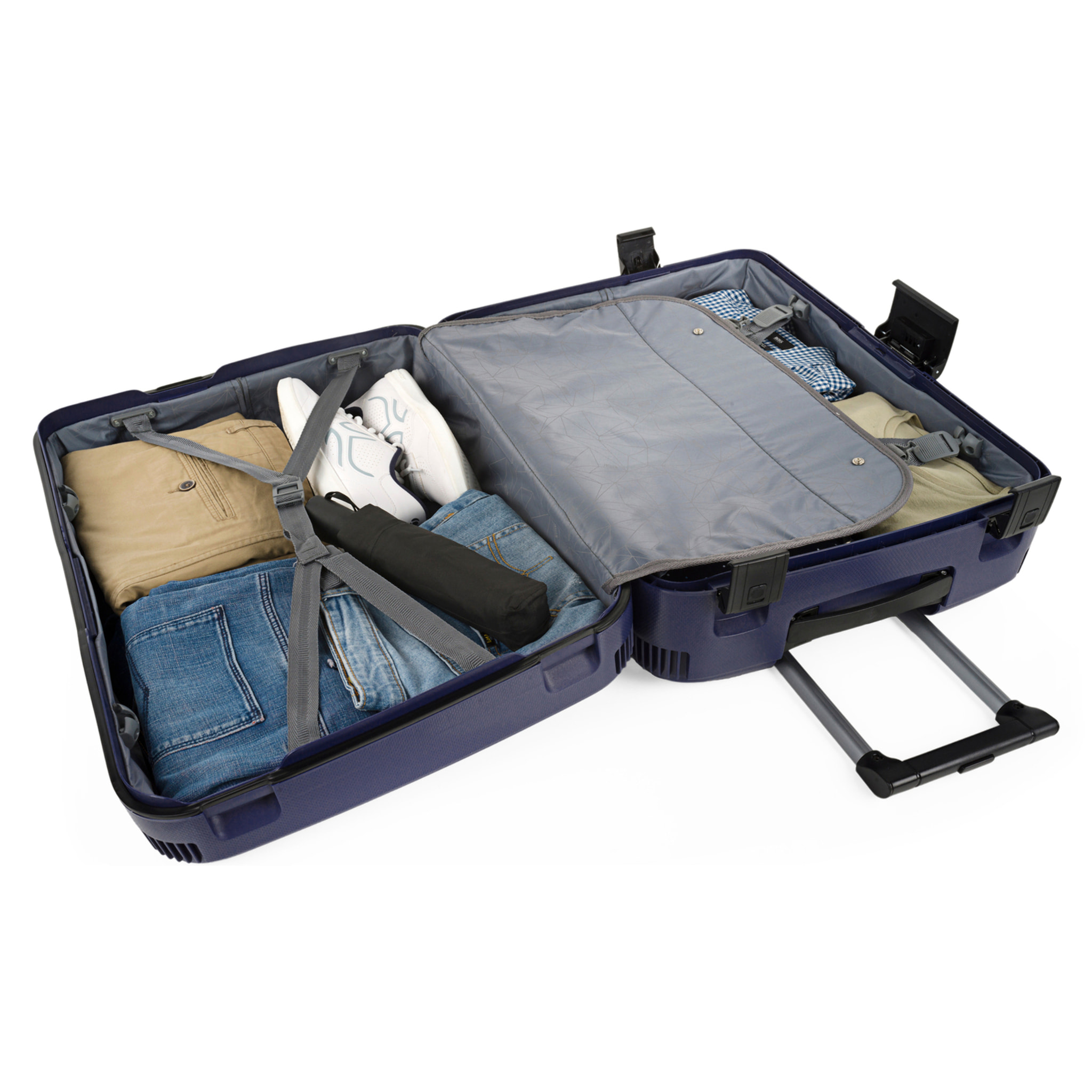 Maleta Pp Mediana Jaslen Orleans Azul Marino