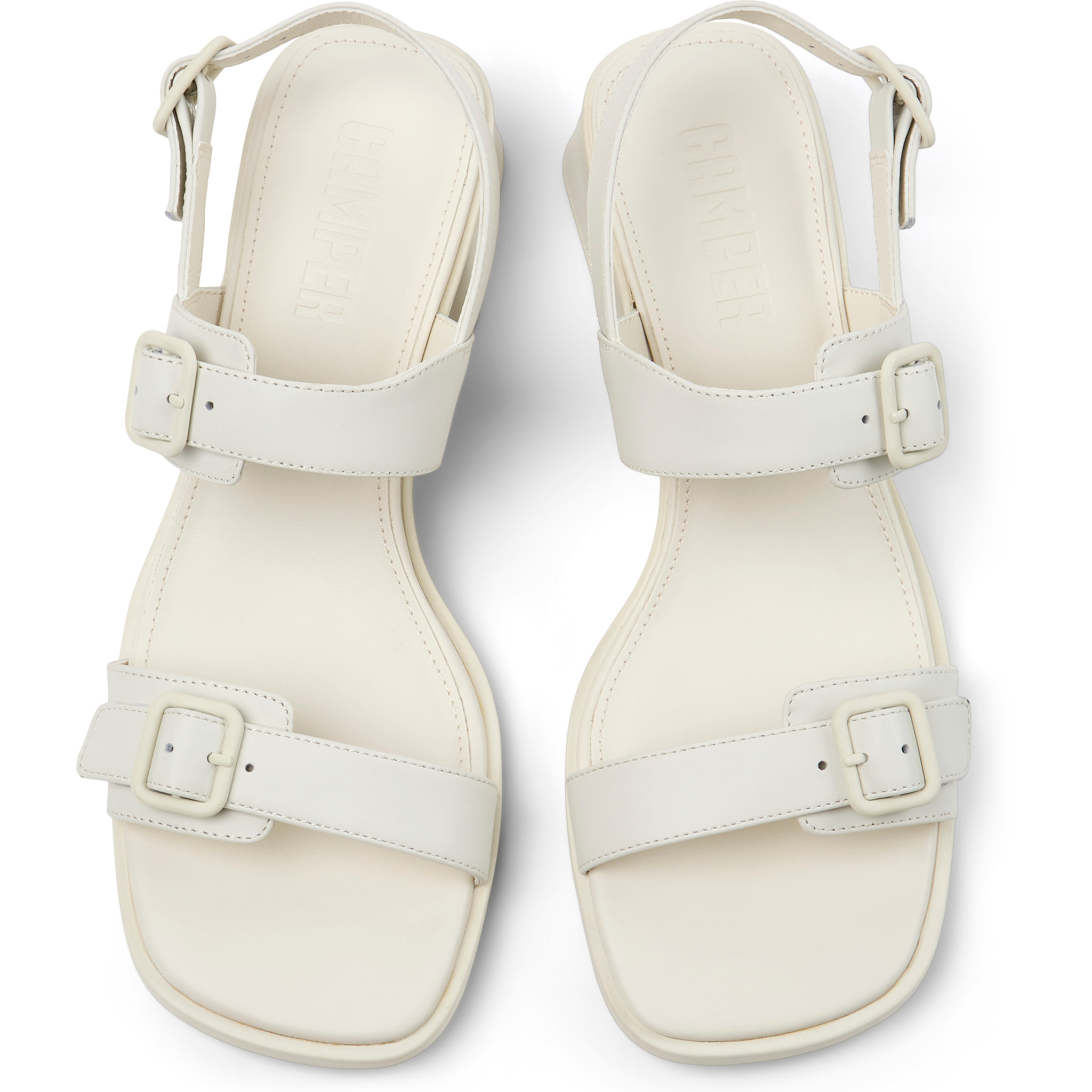 Sandalias - CAMPER Kora Sandal - Blanco - Cuero liso
