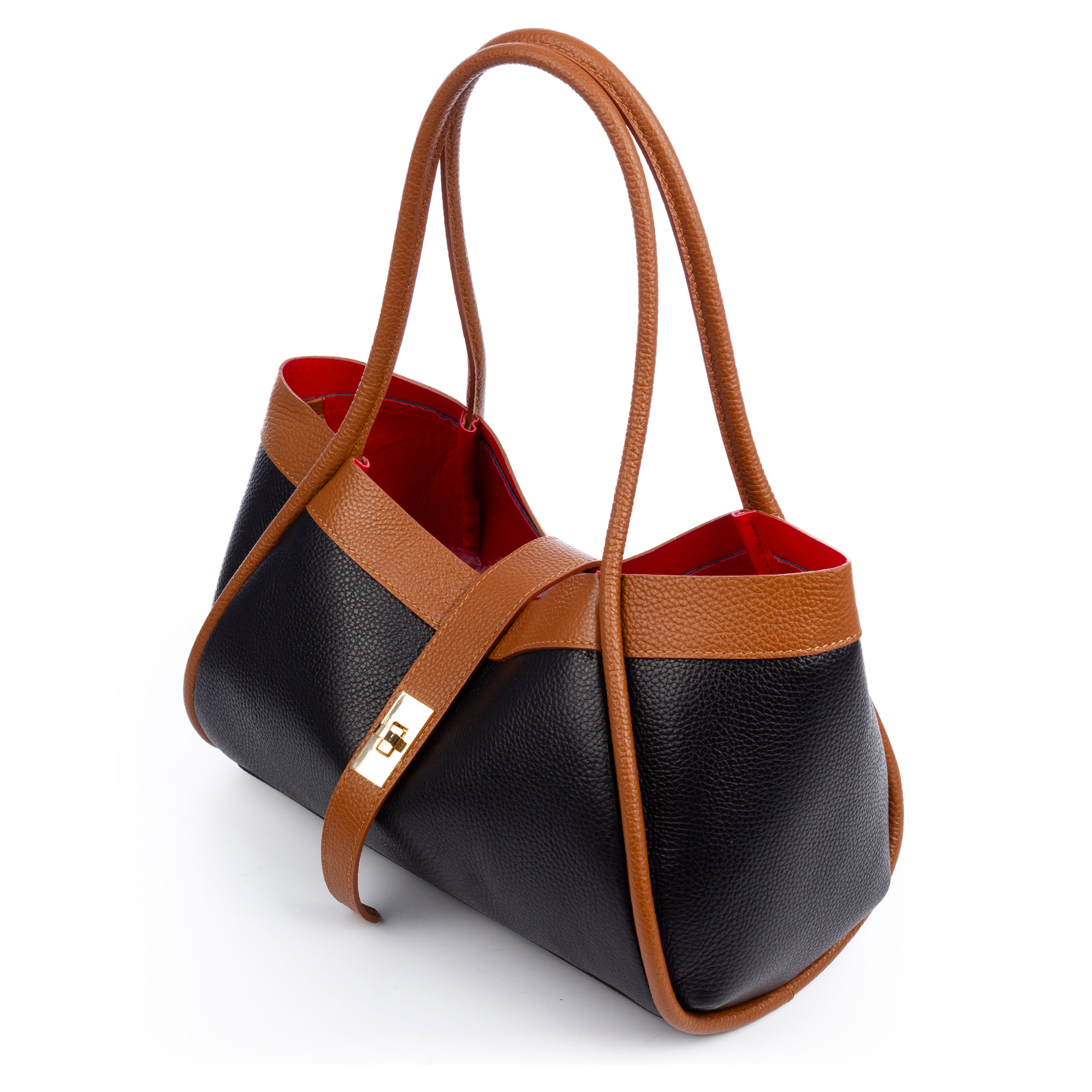 Beinette Borsa Tote Donna. Pelle autentica Dollaro.