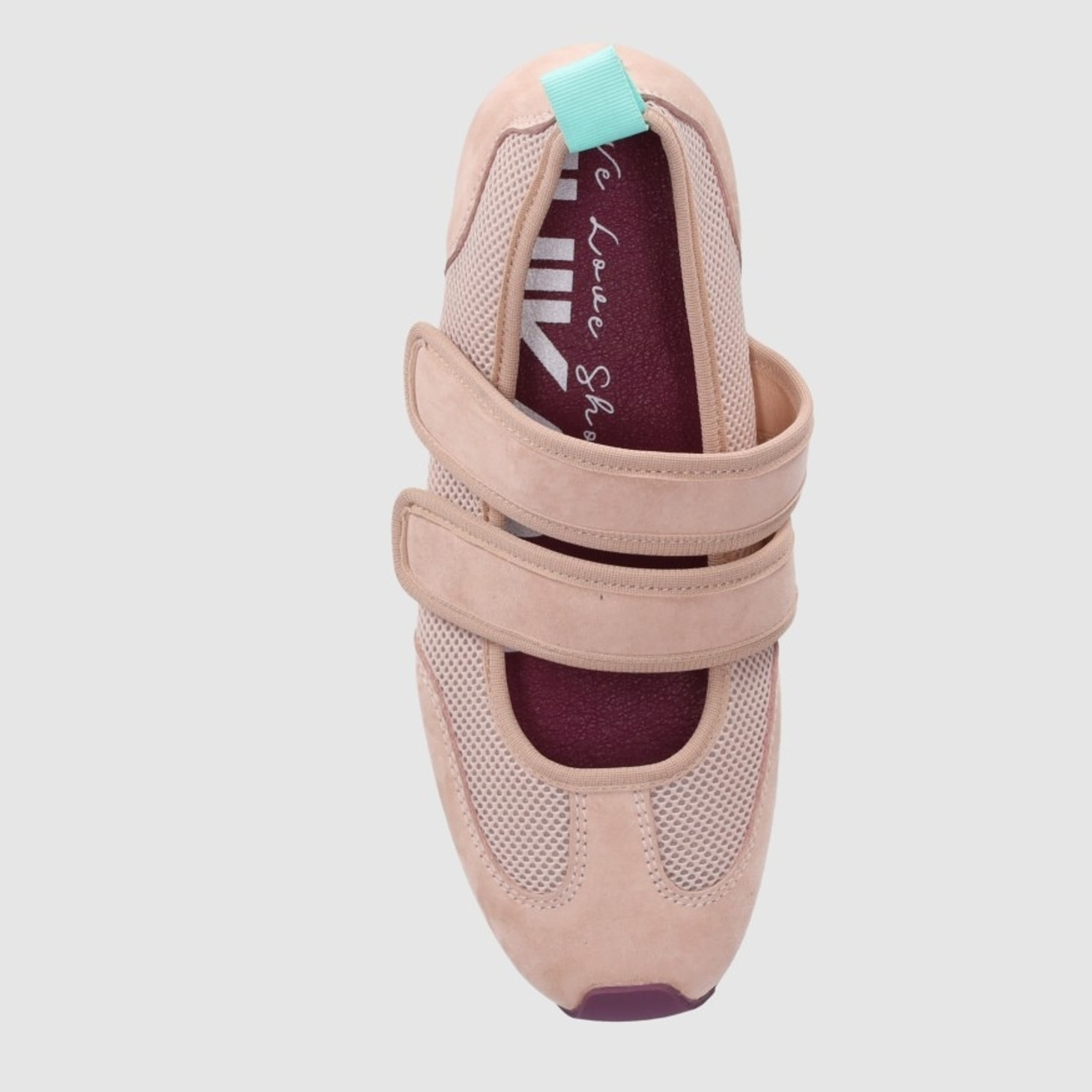 Zapatos de Tejido - Rosa - Tacón: 1 cm