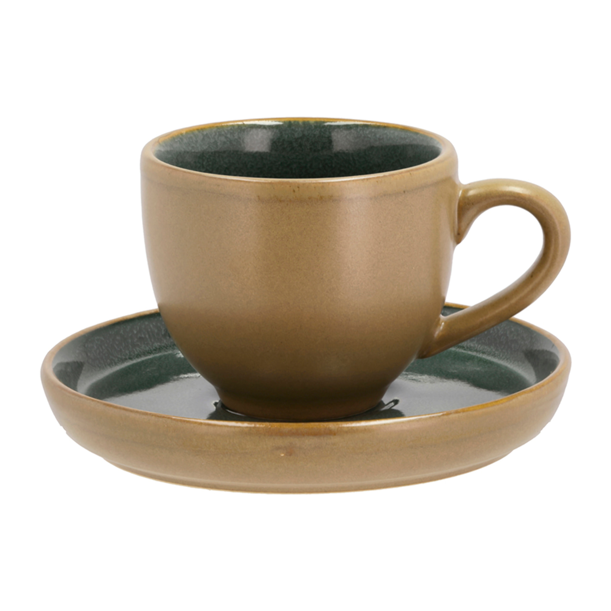 Ensemble tasse espresso 7cl et sous-tasse Wood