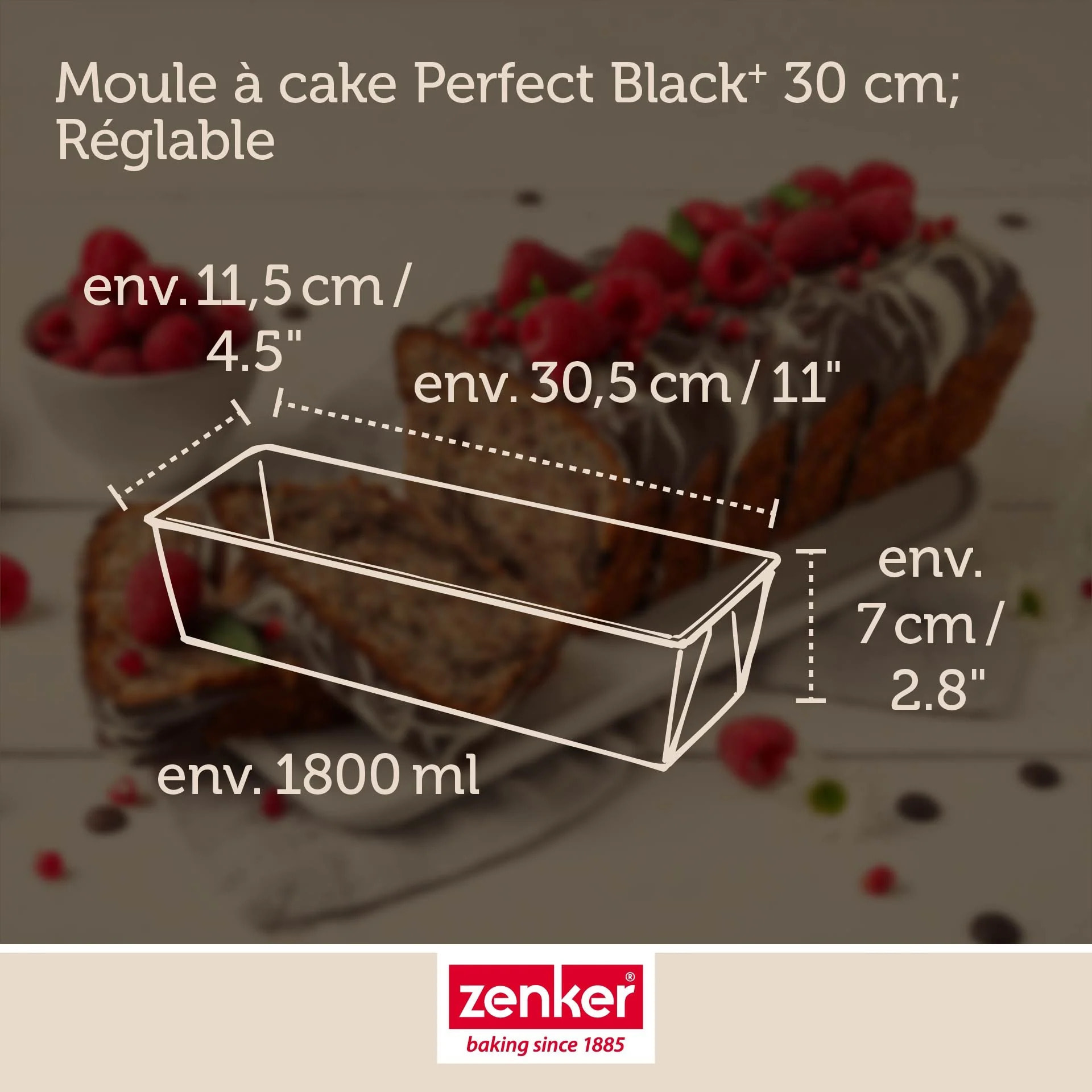 Moule à cake Zenker PerfectBack+