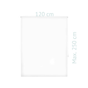 Store enrouleur Polyester Translucide Beige 120 x 250