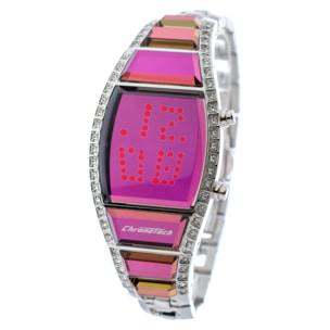 Reloj Chronotech CT7122LS-05M Mujer Digital Cuarzo con Correa de Acero