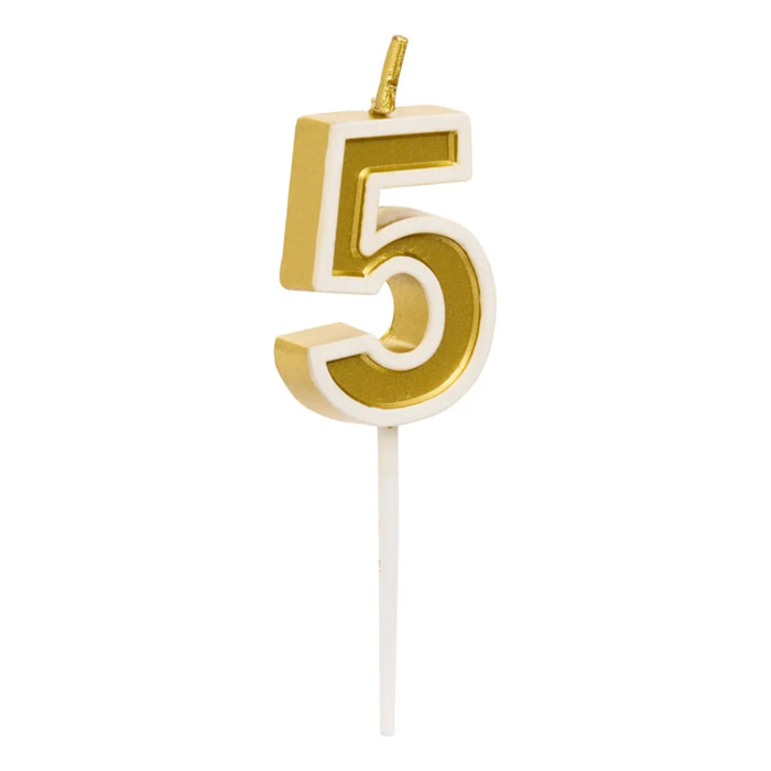 Bougie d'anniversaire Numéro 5