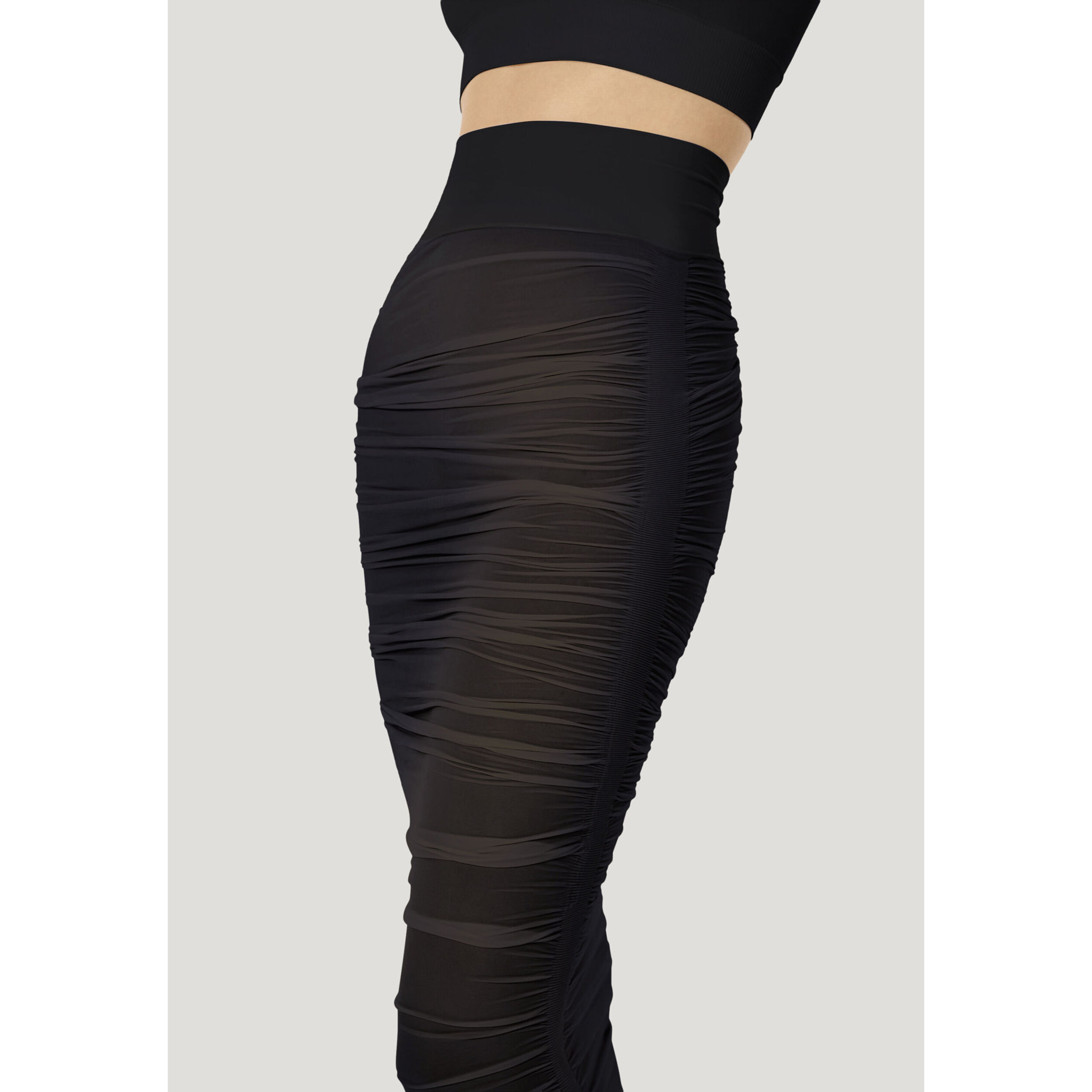 Gonna Sheer Drape Skirt
