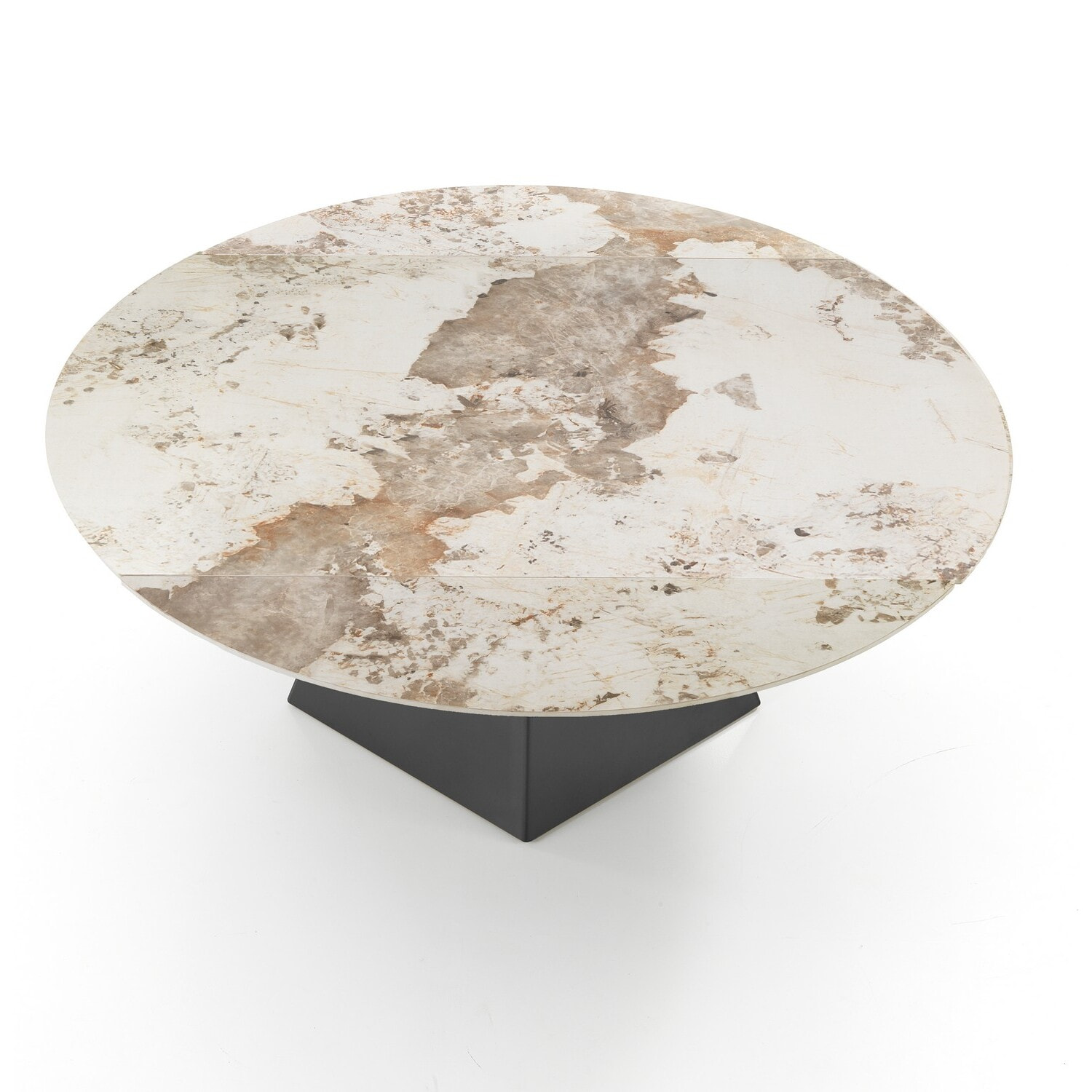 Oresteluchetta Tavolo allungabile rettangolare / rotondo ARVIN ONICE GREY