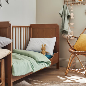 Housse de couette enfant uni - Amande