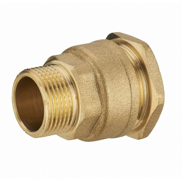Raccord laiton pour tuyau polyéthylène mâle M1' (26x34) NOYON & THIEBAULT - Ø 32 mm - 1726-3226L1