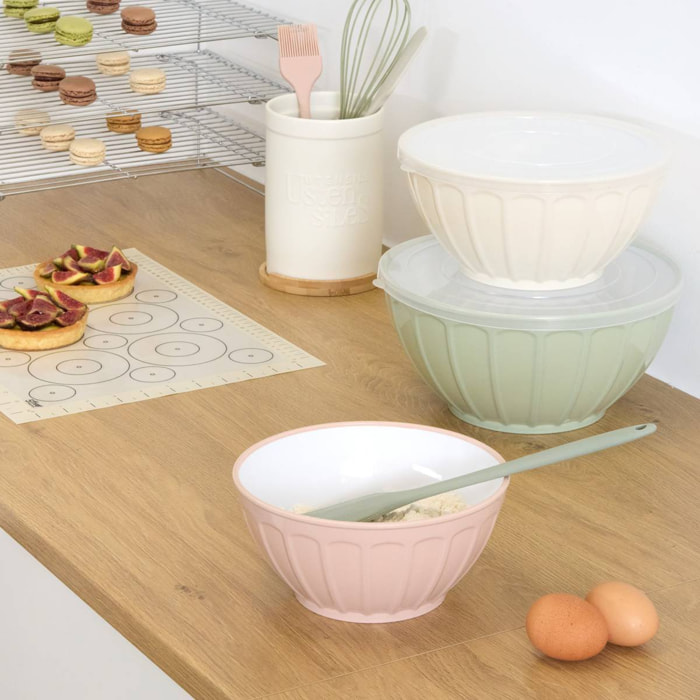 3 saladiers Essentiels D26/23/9cm