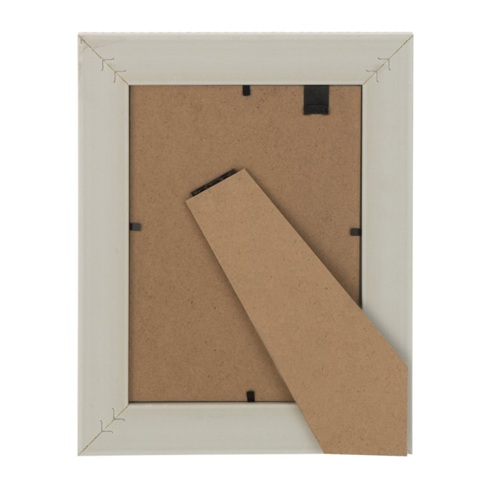 J-Line cadre photo Tissé - bois - beige clair - 2 pièces