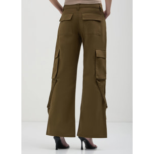 Pantalone cargo cotone