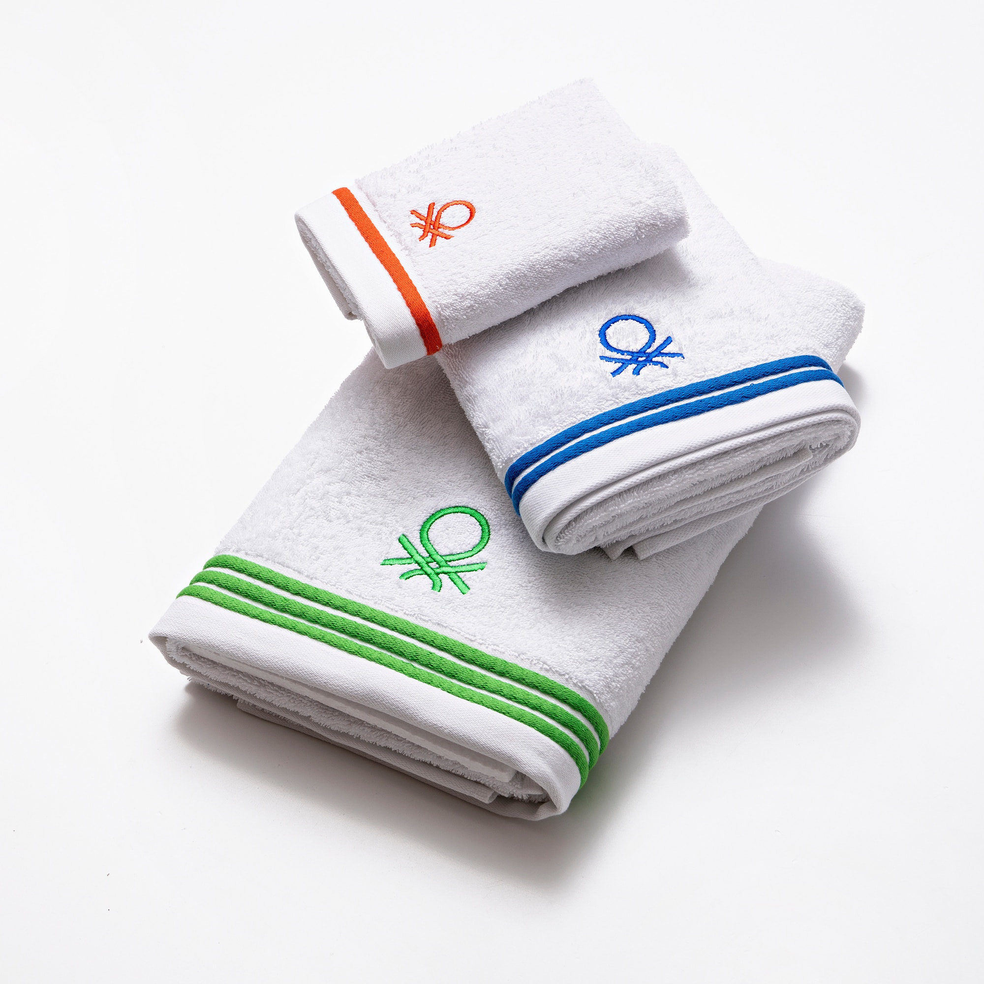 Set 3pc toalla de baño (tocador 30x50cm + manos 50x90cm + baño 70x140cm) 450gsm 100% algodón  rainbow be