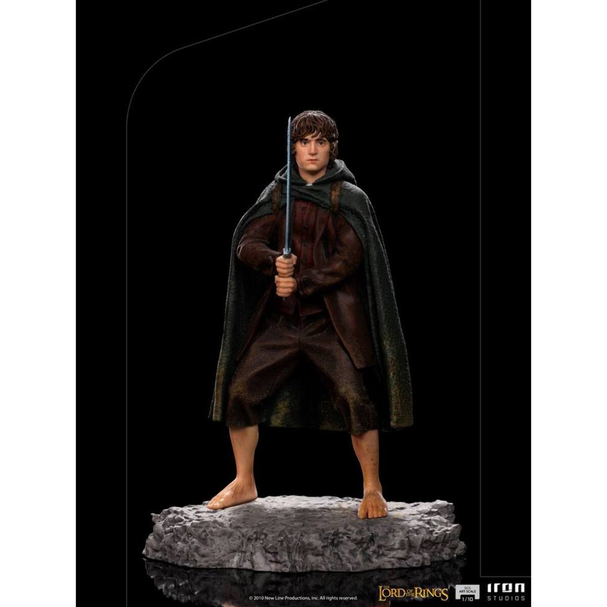 Il Signore Degli Anelli Bds Art Scale Statua 1/10 Frodo 12 Cm Iron Studios