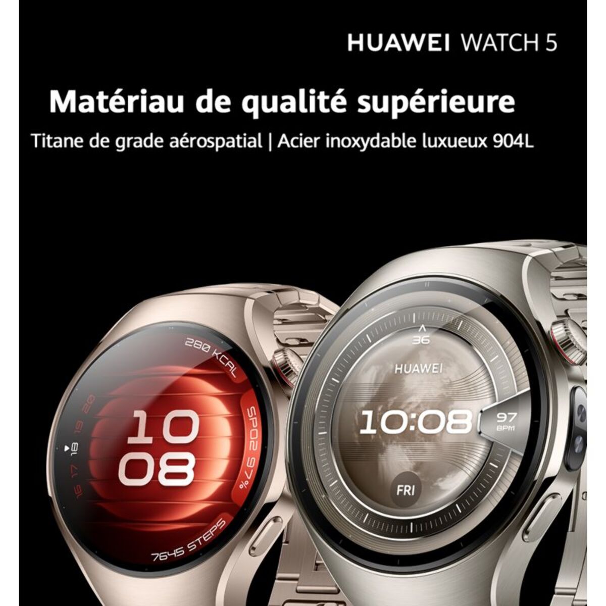 Montre connectée HUAWEI Watch 5 42mm Blanc