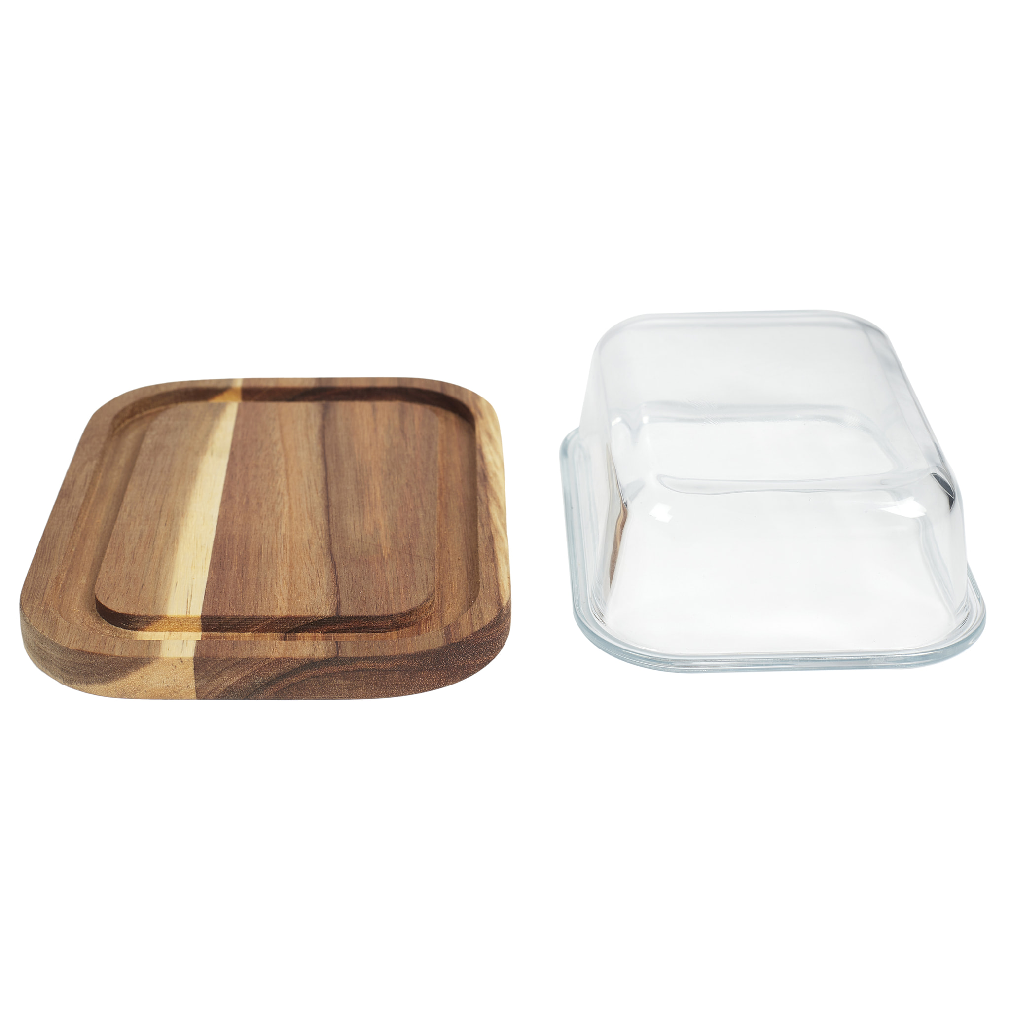 Beurrier Verre Acacia  19x14cm A1/m12
