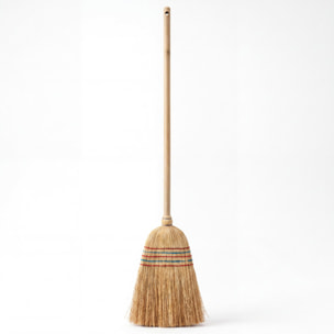 Balai traditionel extérieur en paille 136cm MSV