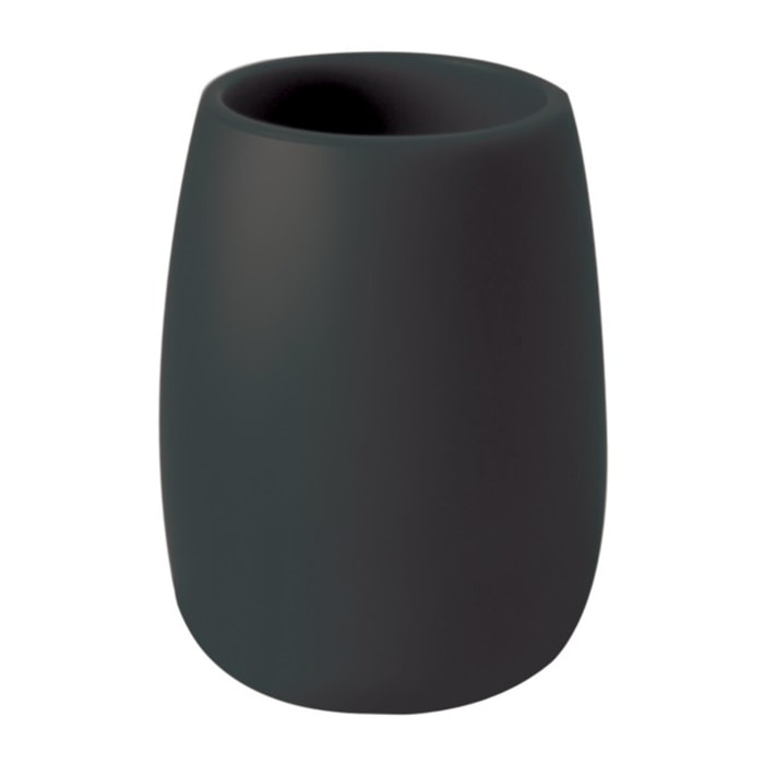 Gobelet polyrésine SVEN Noir mat Spirella