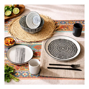 Lot de 6 assiettes à dessert, Yucatan