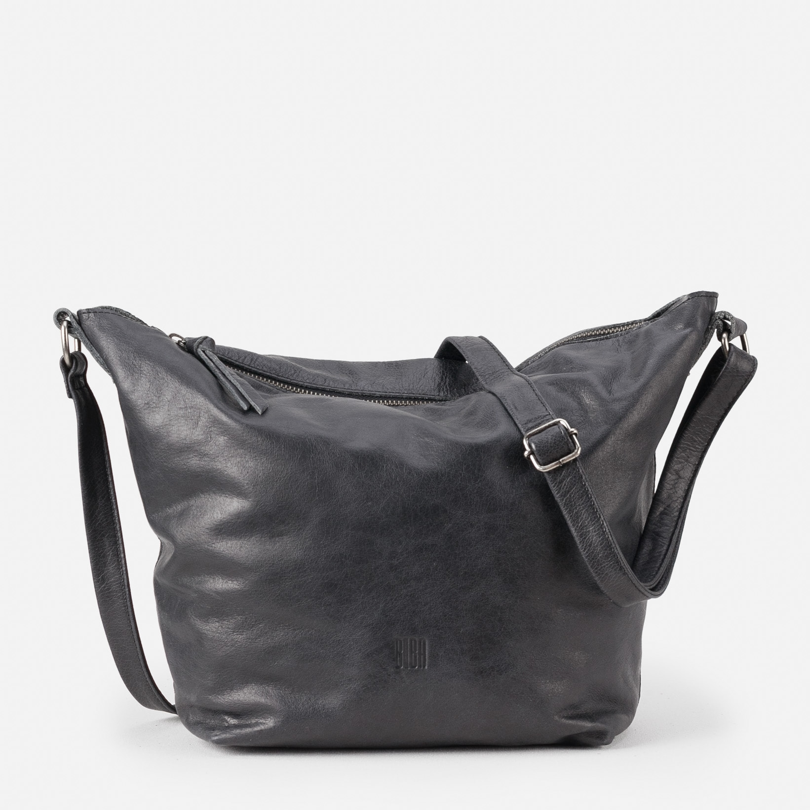Bandolera BIBA Utah Cream Out de piel