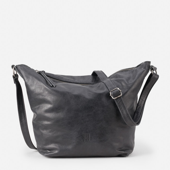 Bandolera BIBA Utah Cream Out de piel