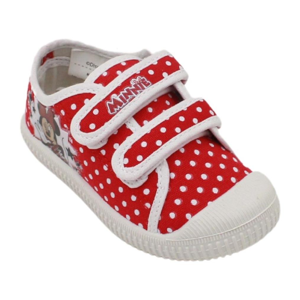 Scarpe in tela Sneakers Basse Minnie Rosse Lei Easy Shoes Rosso