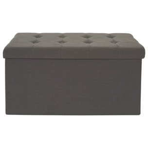 Coffre Banc Pliable Eleonor Gris