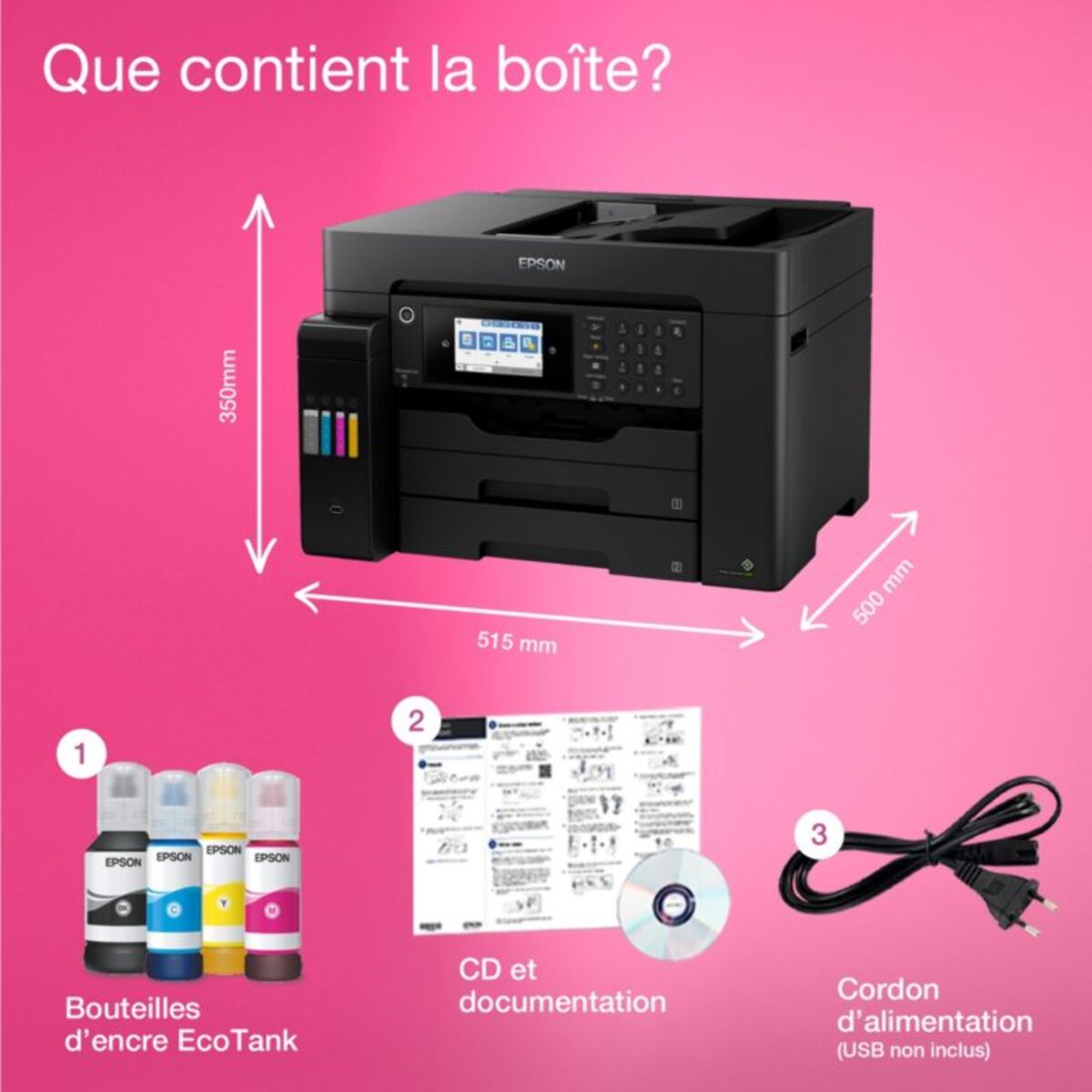 Imprimante jet d'encre EPSON EcoTank ET-16605