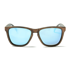Gafas de sol OCEAN SEA - Color madera de mar y / Polarizada revo azul