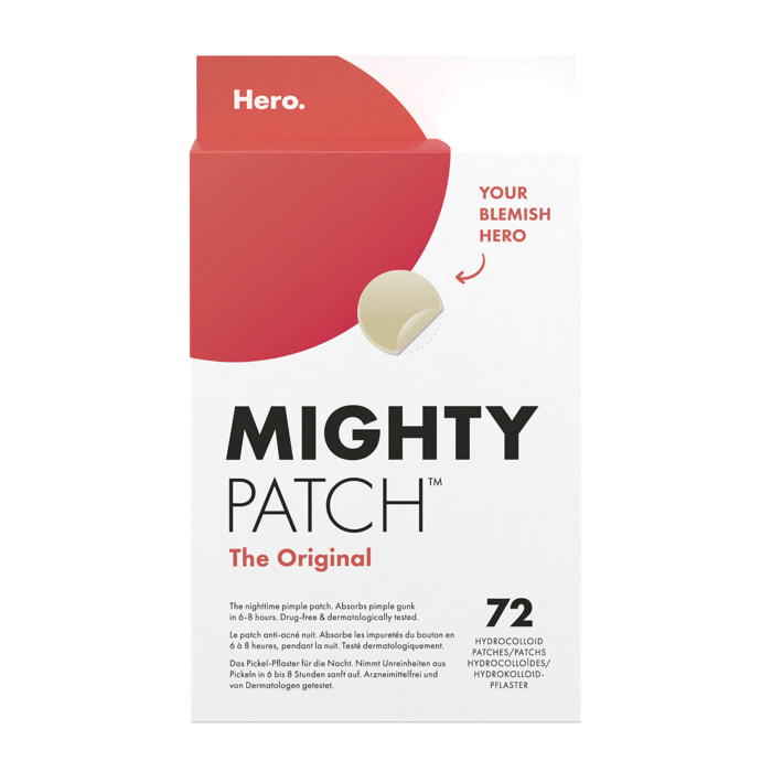 HERO Mighty Patch - Patchs Anti-Acné The Original 72 Patchs